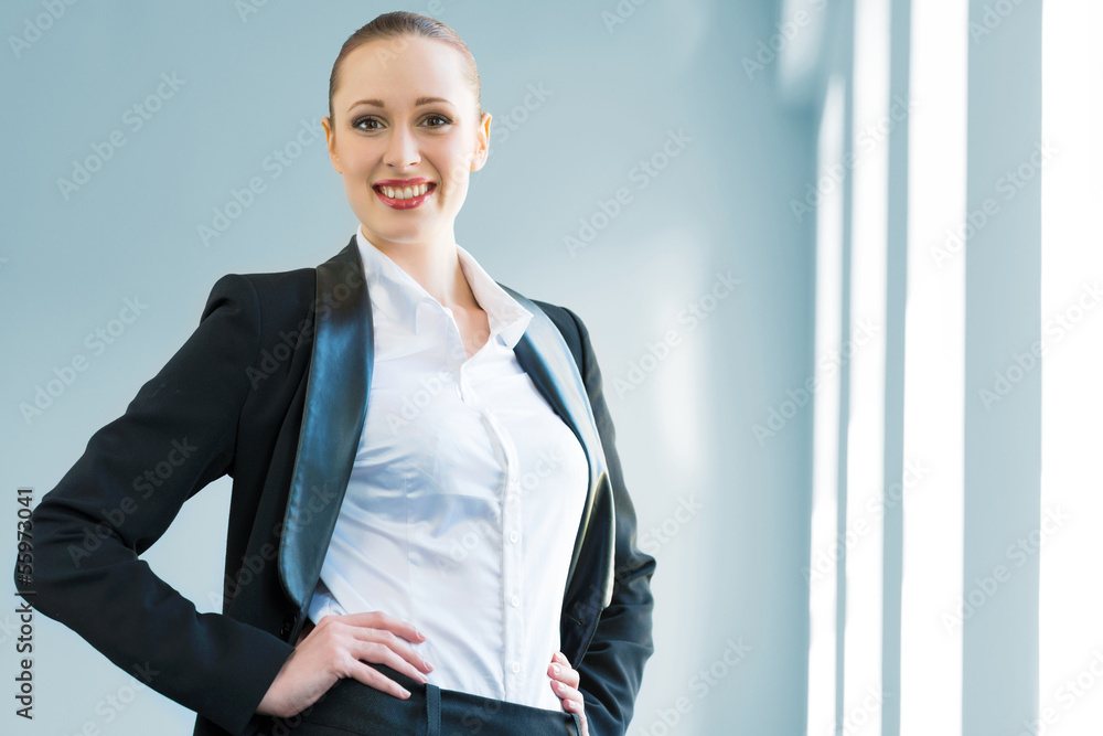 young modern business woman