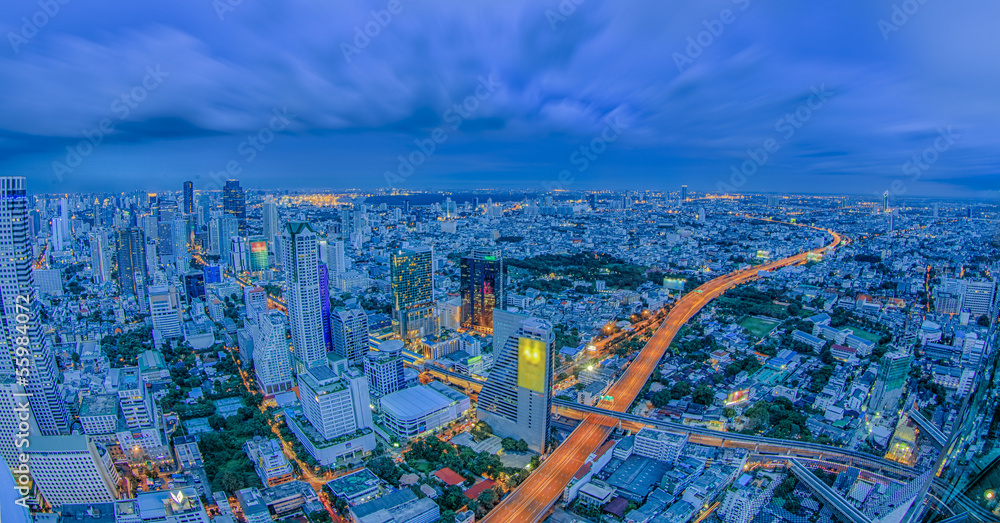 Bangkok at dusk