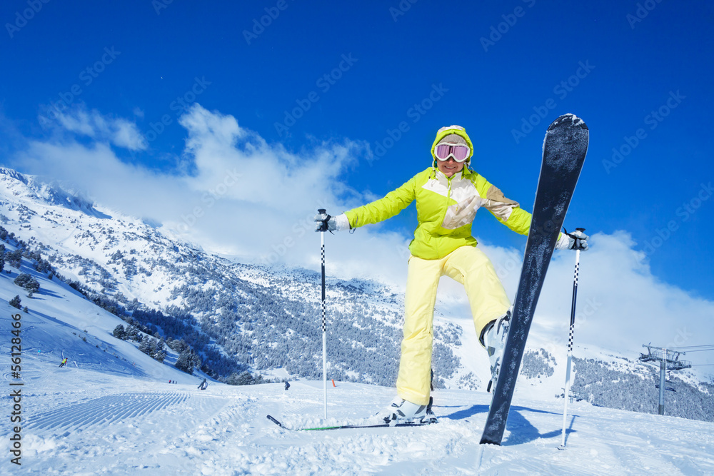 这是我最好的滑雪