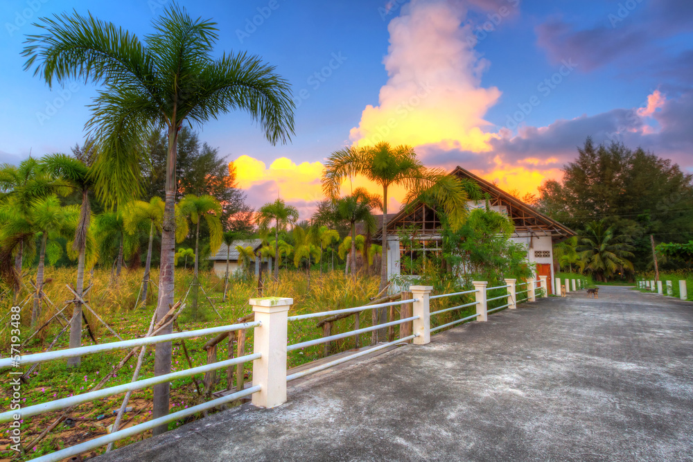 Sunrise on Koh Kho Khao island in Thailand