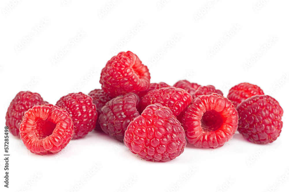 Raspberry ripe fruit