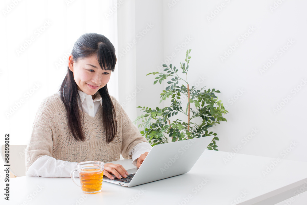 young asian woman lifestyle image