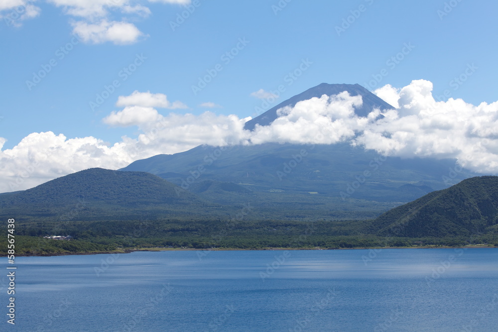 Mt Fuji in summer season