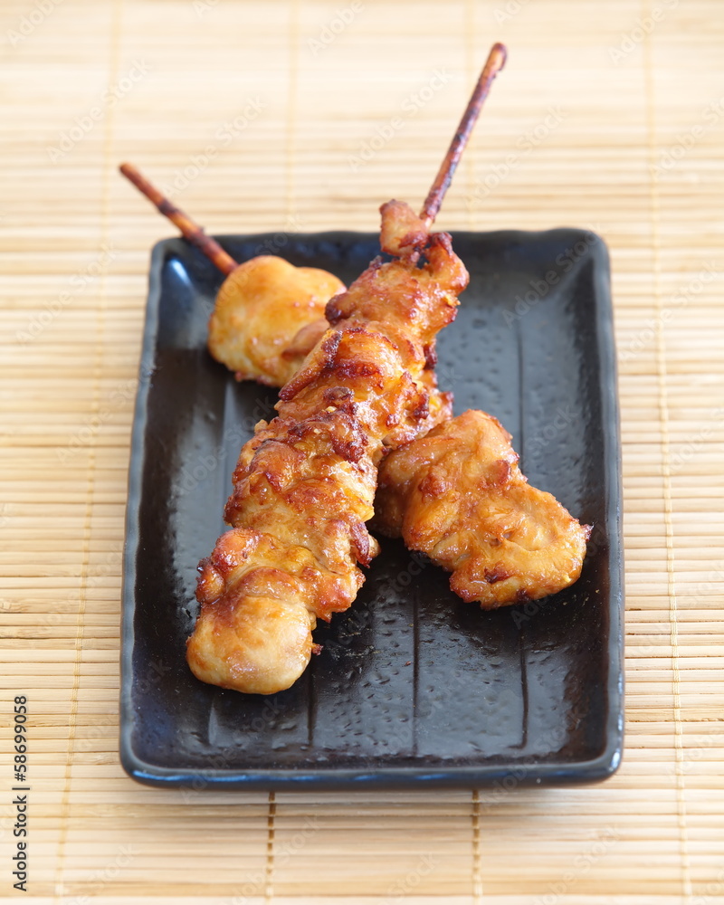 Delicious Asian Cuisine Chicken Satay