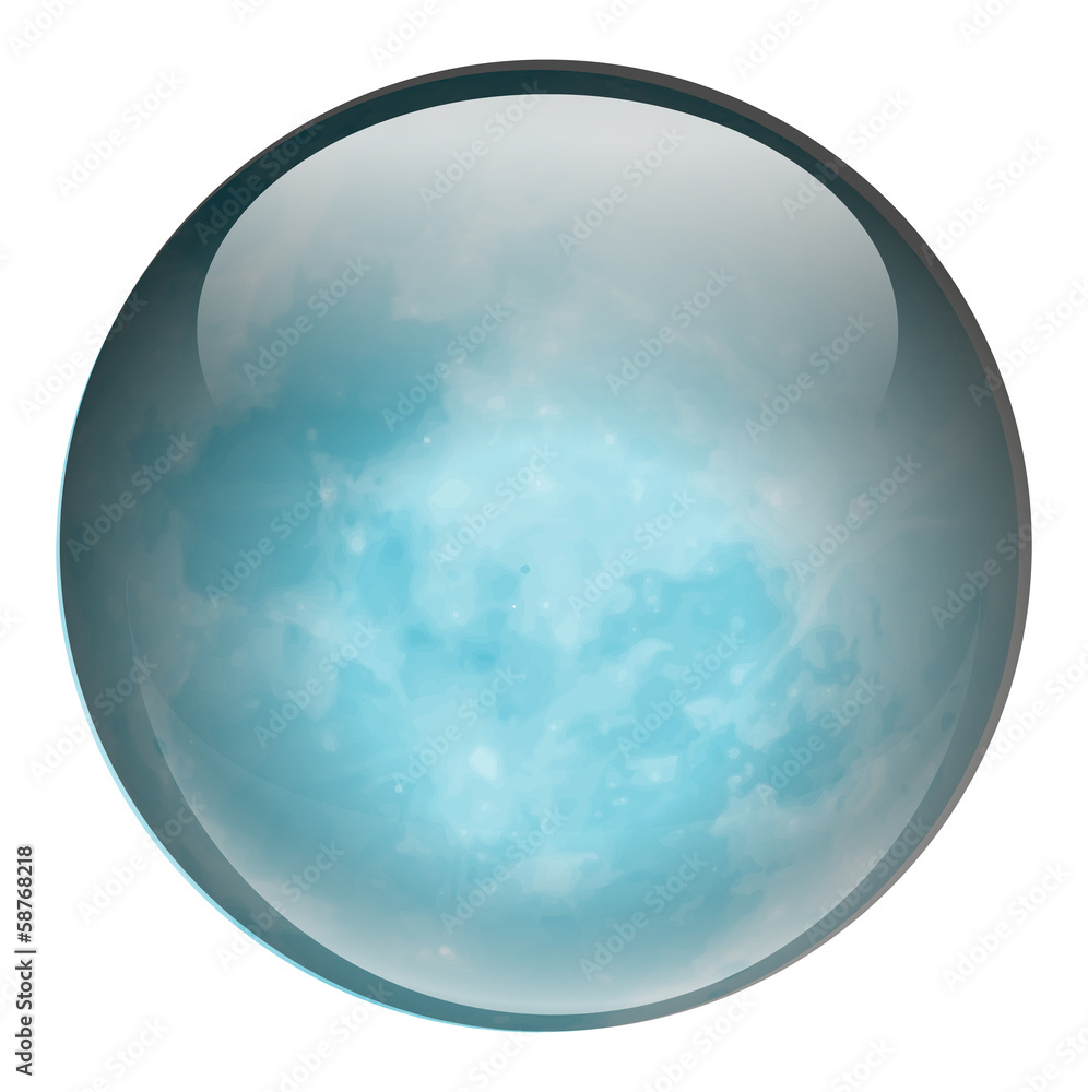 A blue ball