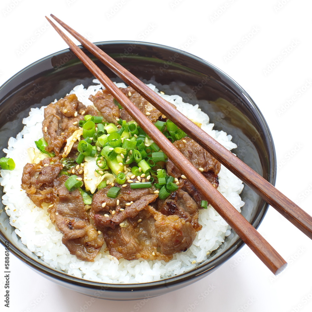 牛肉碗，日本食品