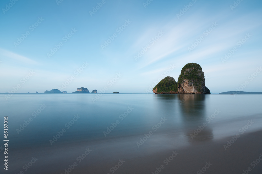 Plage de Krabi, Thaïlande