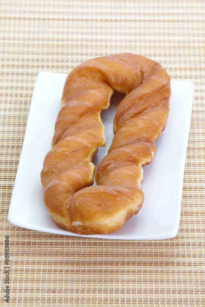 doughnuts with icing sugar