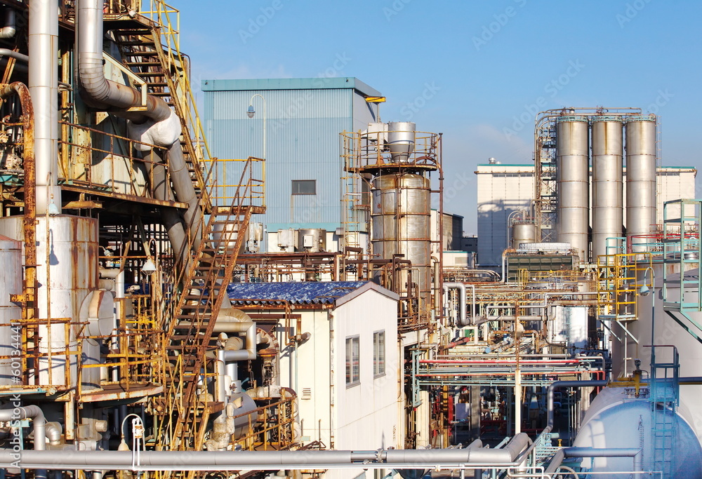 petrochemical industrial plant