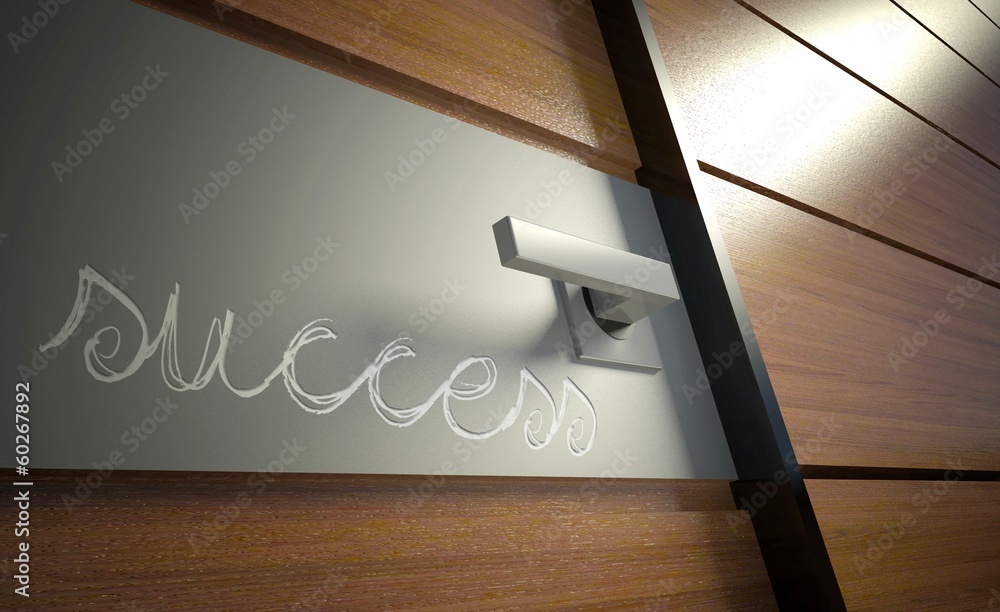 Door to career. Opportunity for success in business