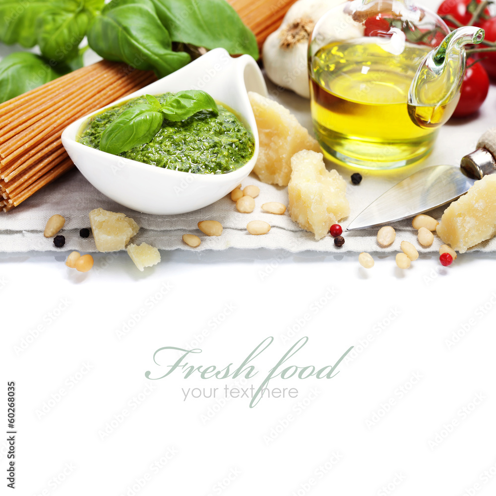 freshly made pesto