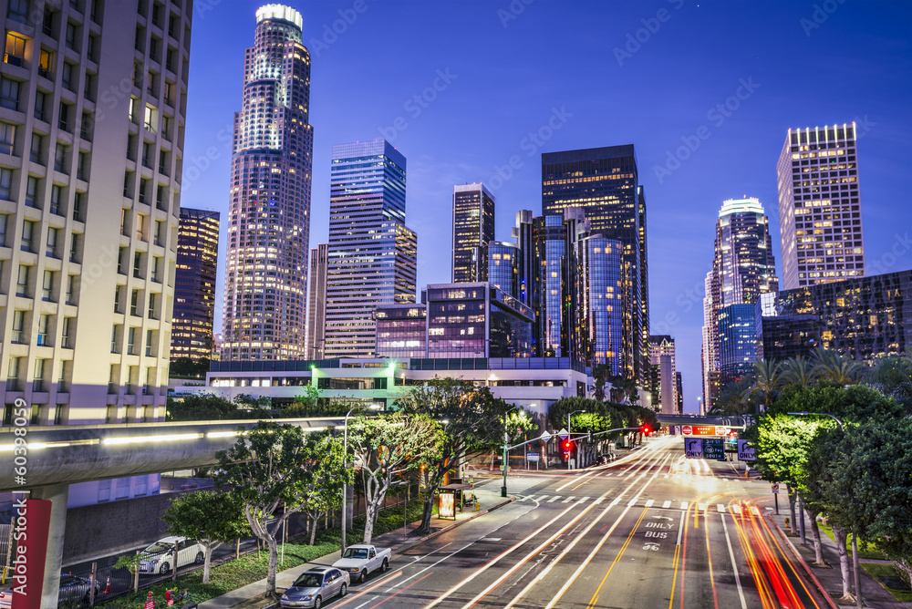 Downtown Los Angeles, California Cityscape