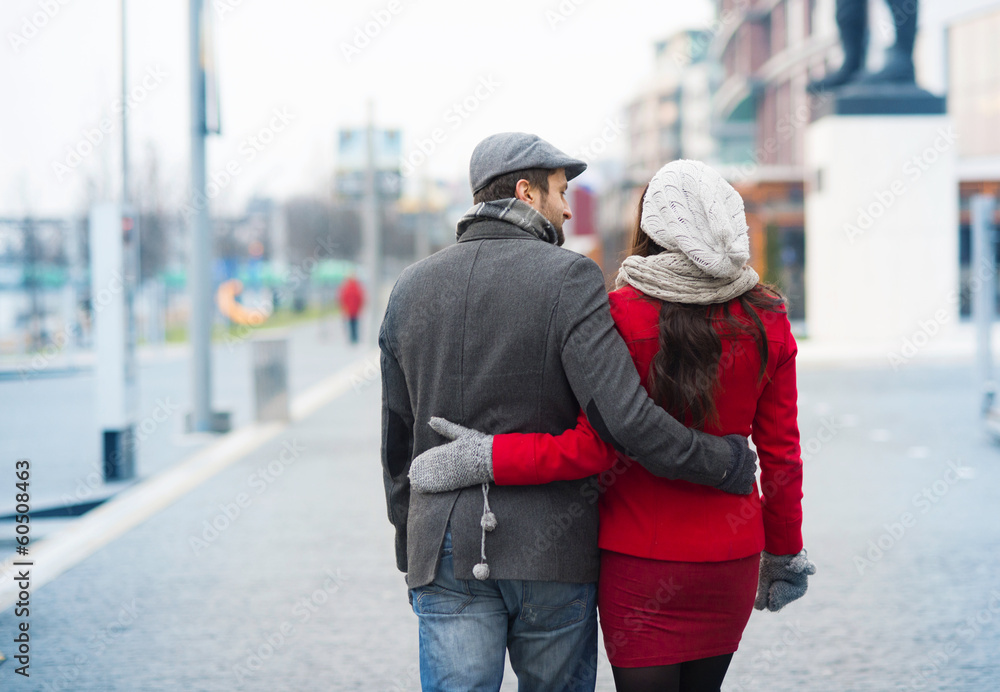 Winter couple