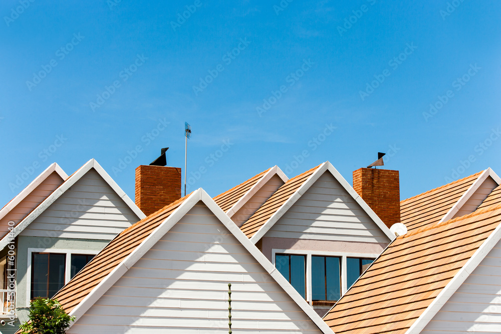 Detail of town houses.