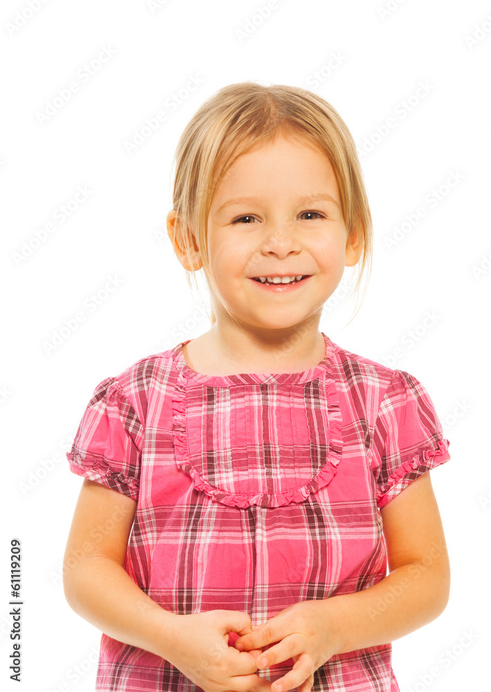 Smiling girl portrait