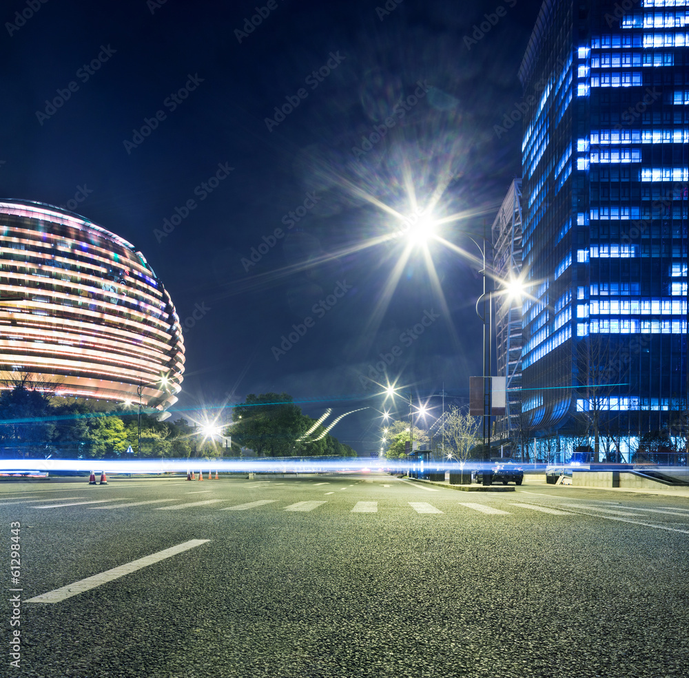 现代建筑的夜景