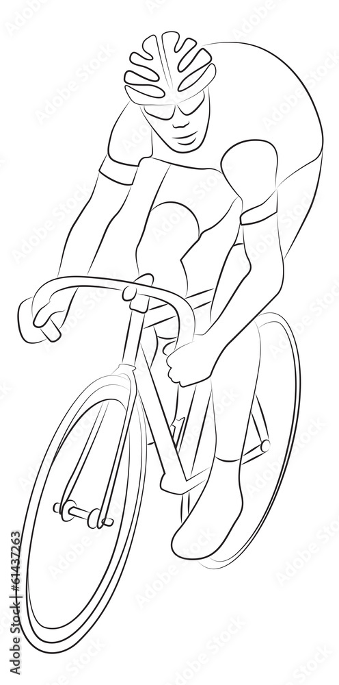 Cyclist Sketch