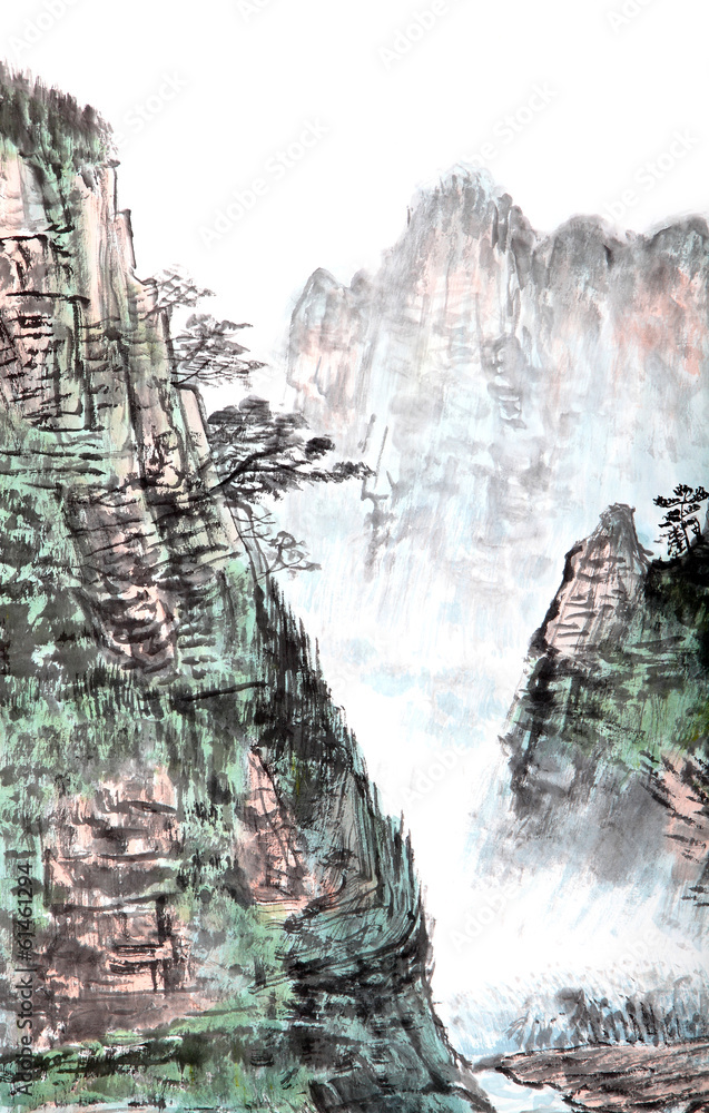 traditional Chinese painting , landscape