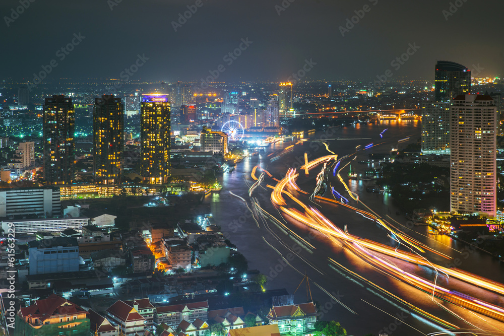 Night view in Bangkok