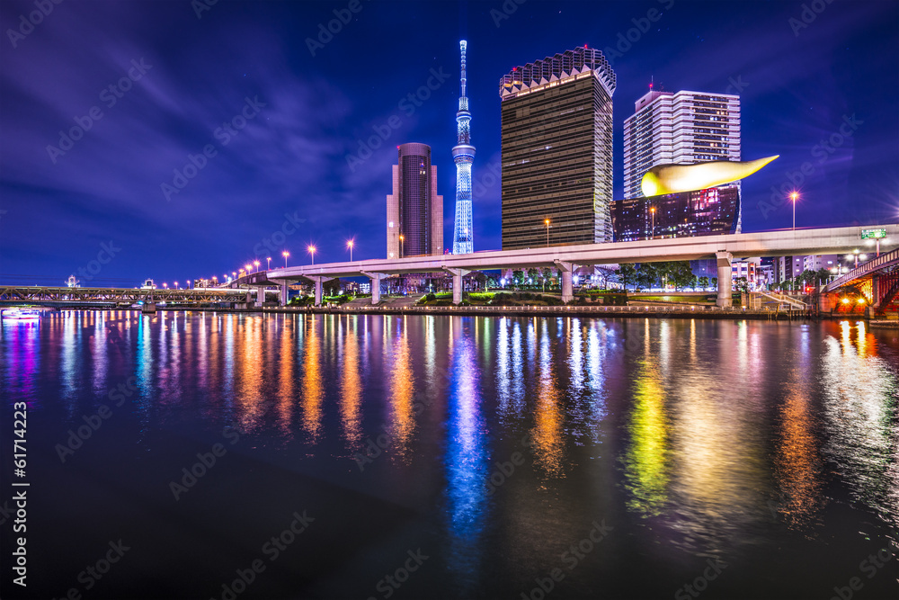 Tokyo, Japan on the Sumida River