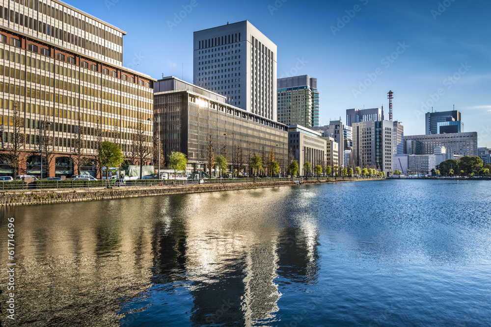 丸之内商业区的东京城市景观