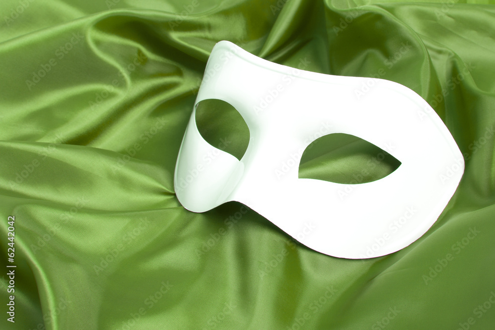 White theatrical mask