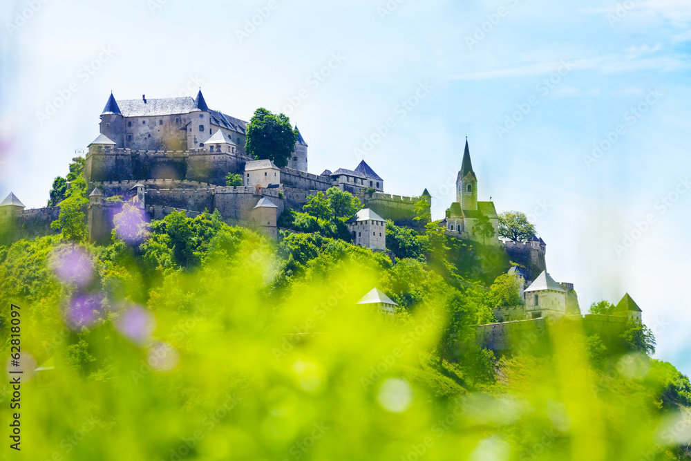 Top of the Hochosterwitz castle in Austria