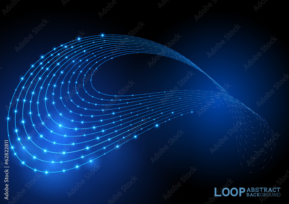 Abstract Loop Background