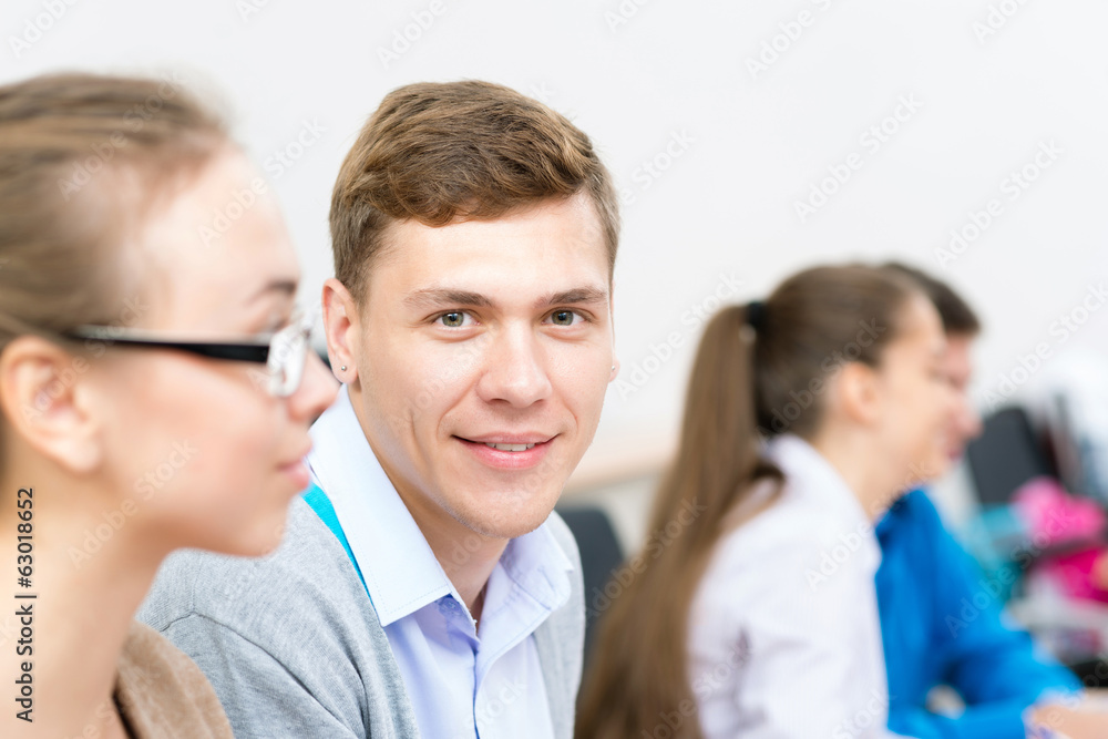 students in the classroom