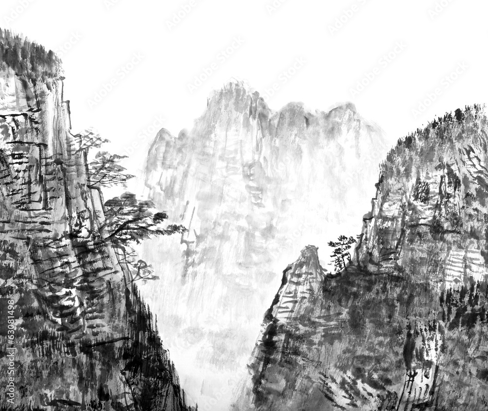 中国传统绘画，山水画