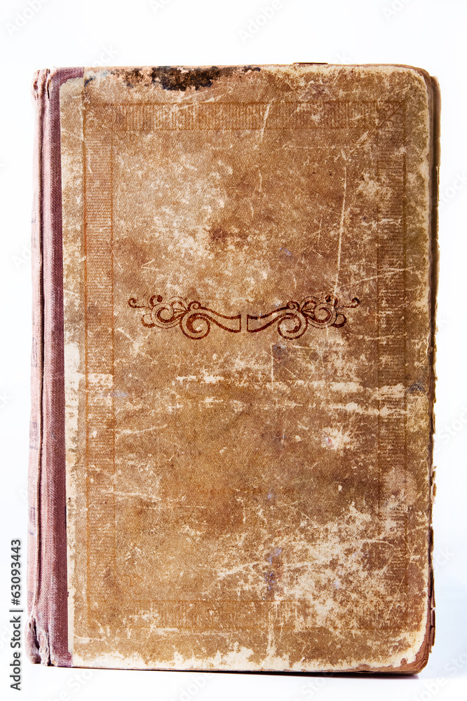 Old book cover with  ornament