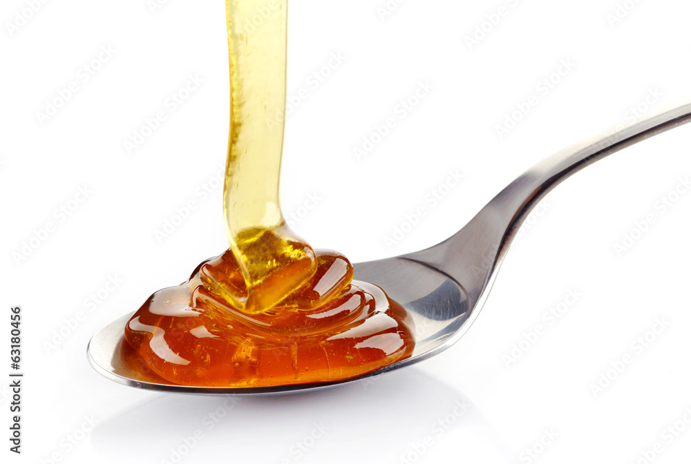 pouring honey