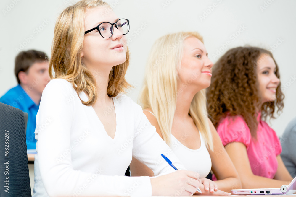 students in the classroom