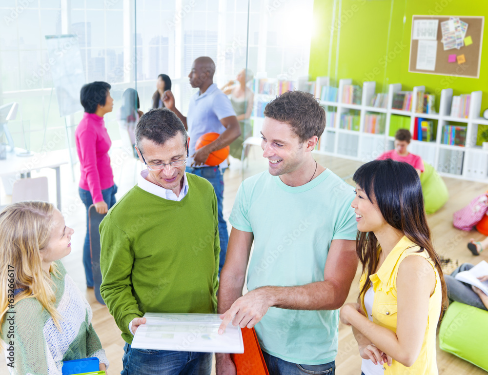 Group of Students in the Classroom