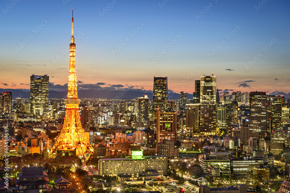 Tokyo Japan City Skyline