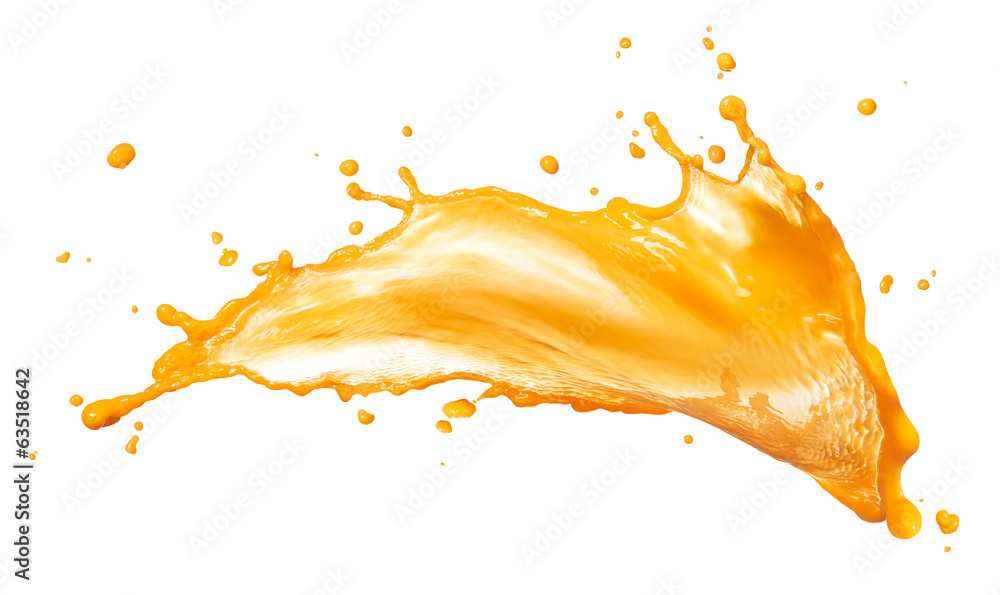 orange juice splash