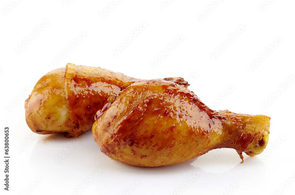 Roasted chicken legs