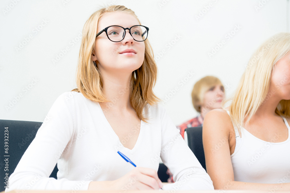 students in the classroom