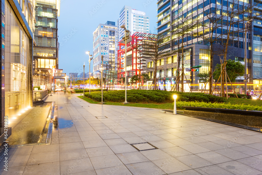 现代城市夜景