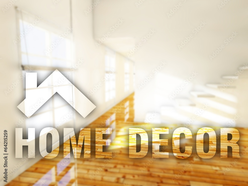 Home decor creative conceptual illustration