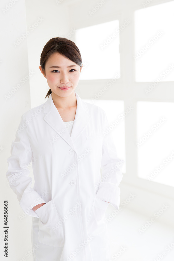 young asian doctor in the hospital