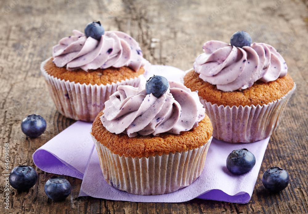 blueberry cupcakes