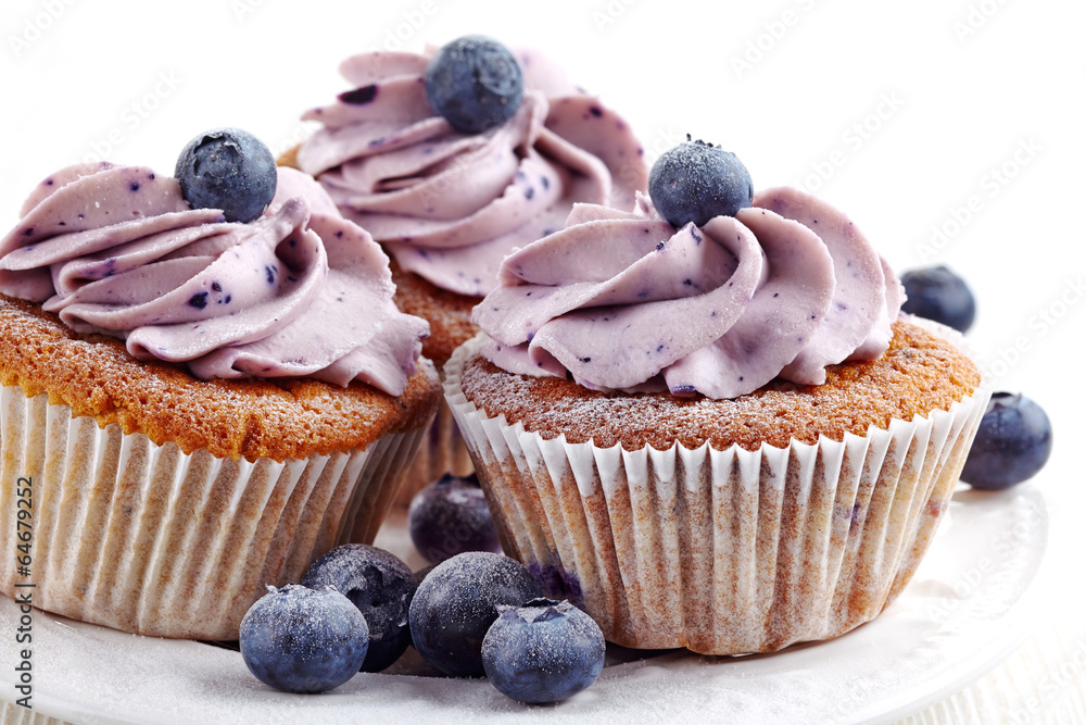 blueberry cupcakes