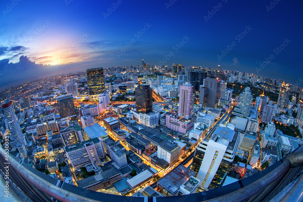 曼谷城市夜景