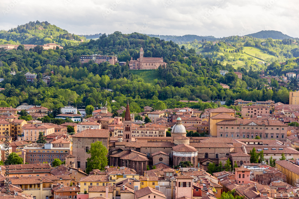 View of Basilica di San Domenico in Bologna, Italy