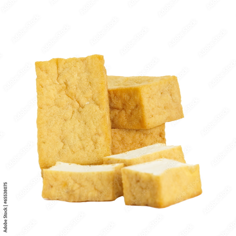 deep fried tofu bubble or bean curd tofu