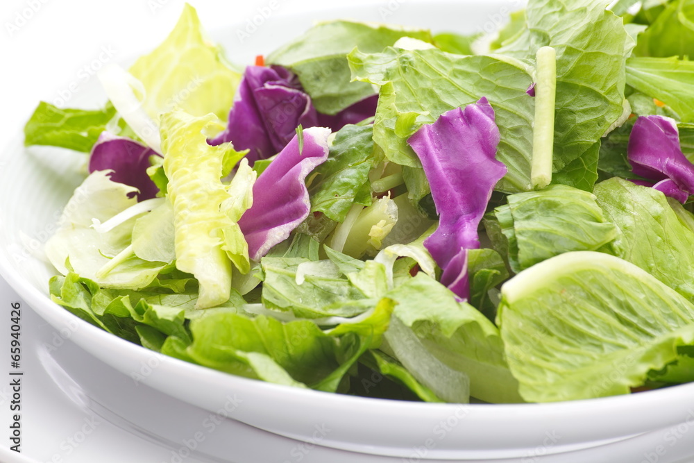 Healthy food of fresh green vegatables salad