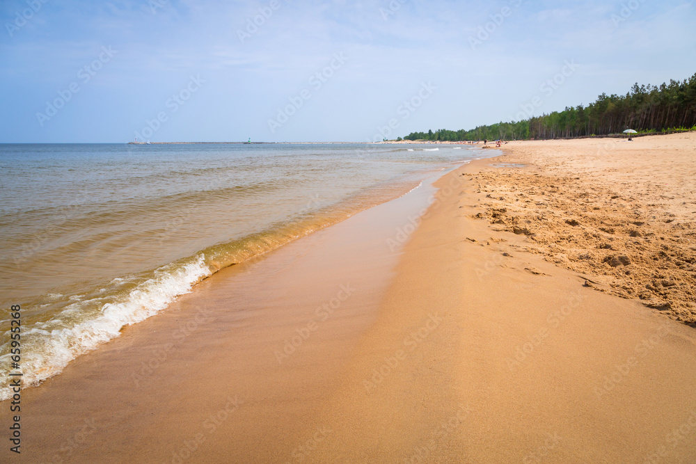 波兰波罗的海海滩