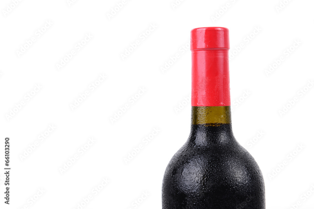 wine bottle isolated