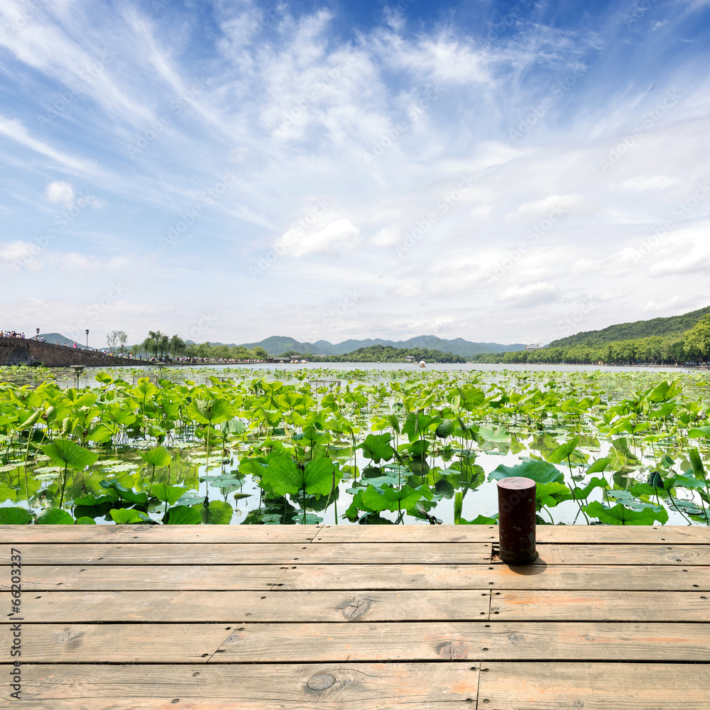 Hangzhou west lake scenery, China